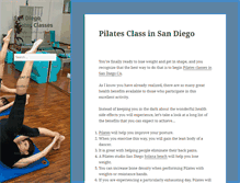Tablet Screenshot of pilatesclassessandiego.net